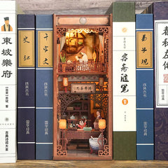Leisure Study Room Book Nook Kit Shelf Inserts